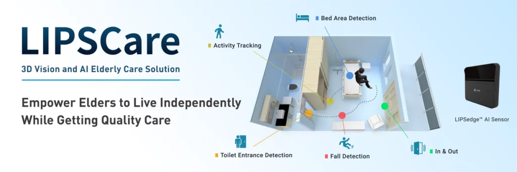LIPSCare 3D Vision and AI Elderly Care Solution