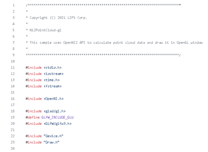 OpenNI2 viewer tools