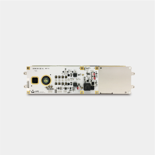 **LIPS embedded bare-board 3D camera sensor module featuring a white PCB, optical lens assembly, surface-mount electronic components, and metal shielding, designed for industrial machine vision and robotics integration.**